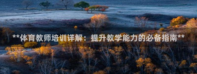 焦点娱乐全国总冠军是谁：**体育教师培训详解：提升教