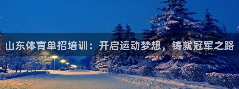 焦点娱乐官方网站下载手机版苹果：山东体育单招培训：开