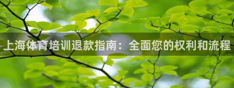 焦点娱乐讲7O777：上海体育培训退款指南：全面您的