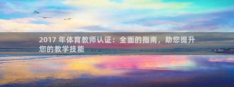 焦点娱乐拉菲：2017 年体育教师认证：全面的指南，