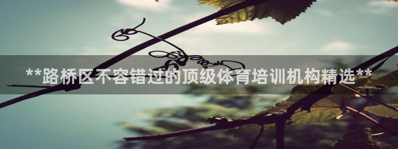焦点娱乐平台注册账号：**路桥区不容错过的顶级体育培