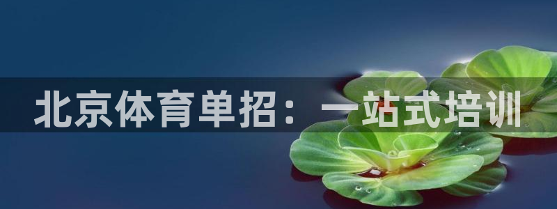 焦点娱乐是黑平台吗知乎：北京体育单招：一站式培训